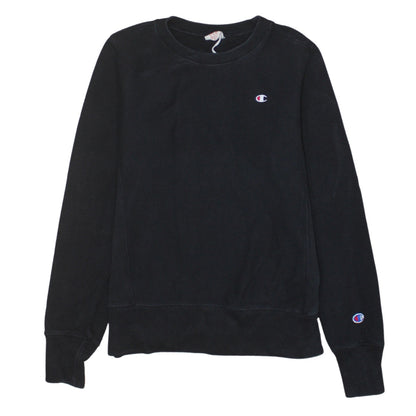 Mens UK Size S Champion Black Pullover Sweatshirt