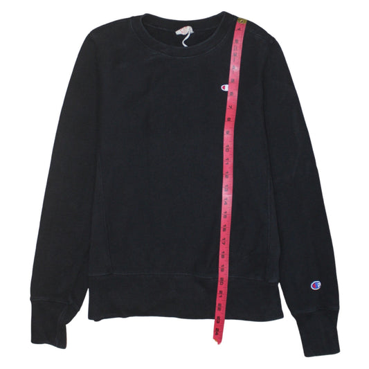 Mens UK Size S Champion Black Pullover Sweatshirt