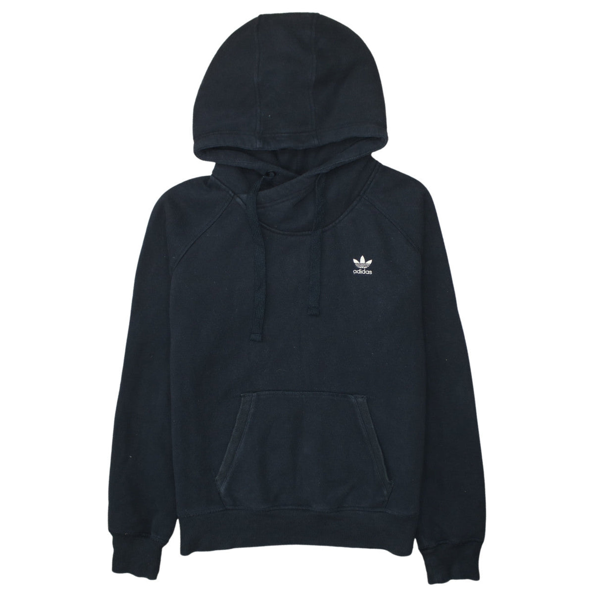 Womens UK Size 12 adidas Black Pullover Hoodie