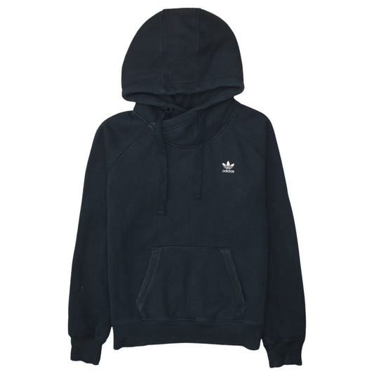 Womens UK Size 12 adidas Black Pullover Hoodie