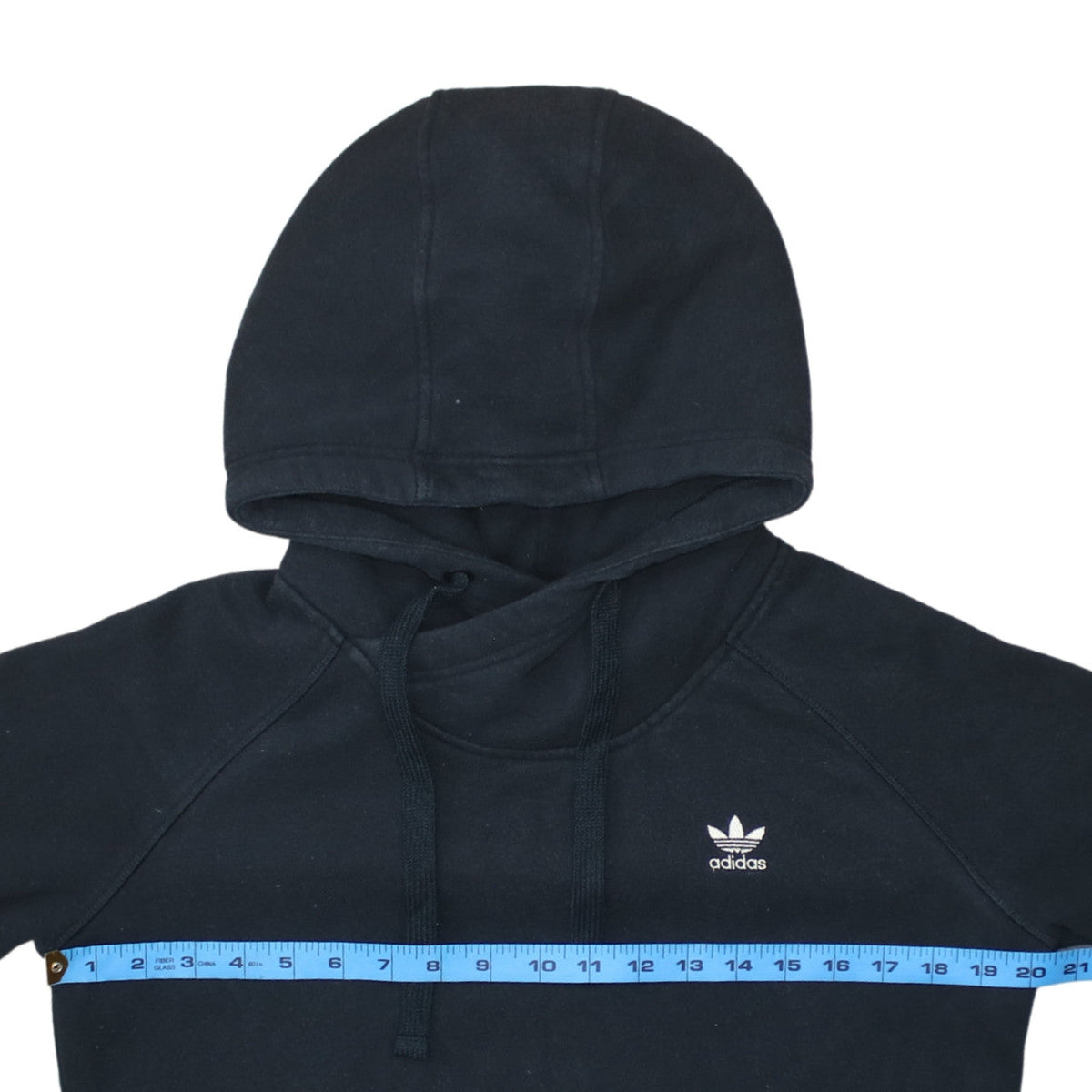 Womens UK Size 12 adidas Black Pullover Hoodie