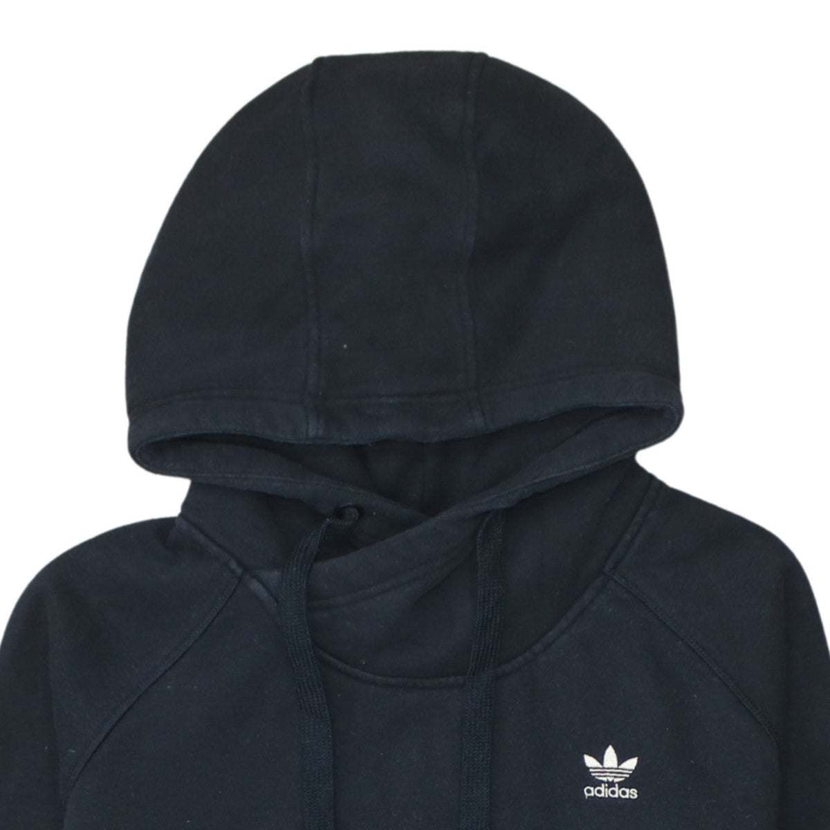 Womens UK Size 12 adidas Black Pullover Hoodie