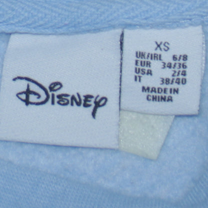 Womens UK Size XS Disney Blue Pullover Sweatshirt