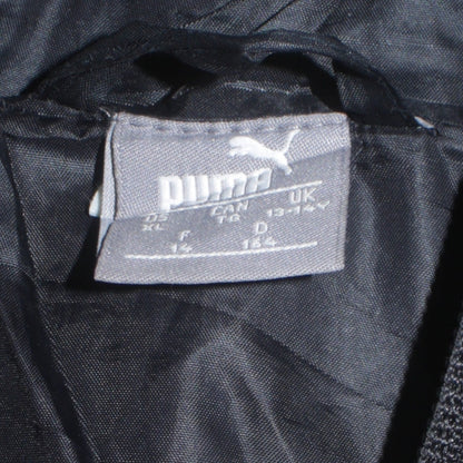 Puma Boys Black 13-14 Years Hooded Puffer Jacket