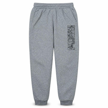 Puma Boys Grey 13-14 Years Jogger Sweatpants with Elastic Waist