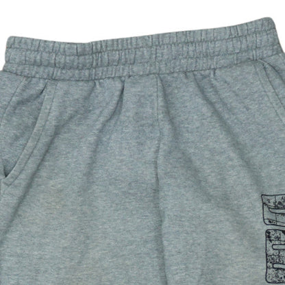 Puma Boys Grey 13-14 Years Jogger Sweatpants with Elastic Waist
