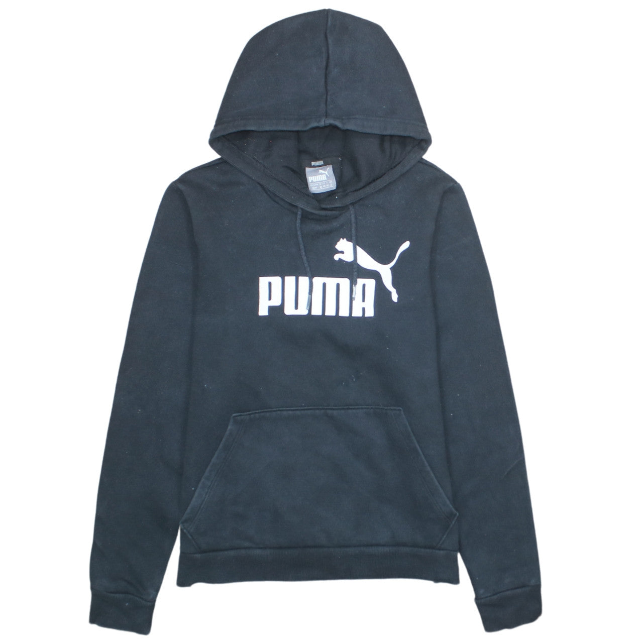 Womens UK Size 12 PUMA Black Pullover Hoodie