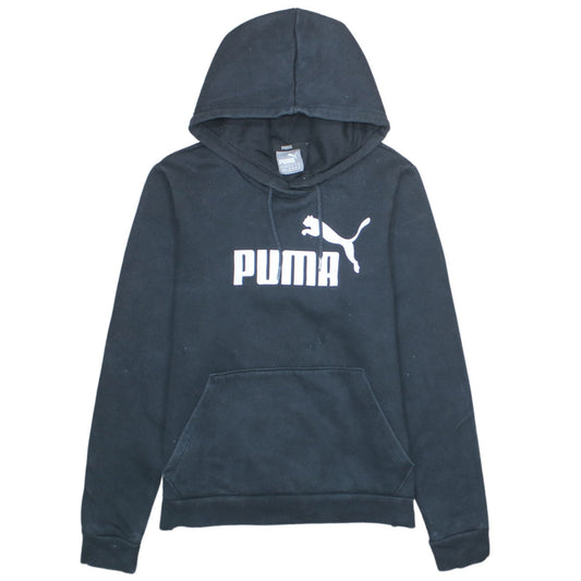 Womens UK Size 12 PUMA Black Pullover Hoodie