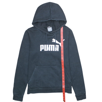 Womens UK Size 12 PUMA Black Pullover Hoodie