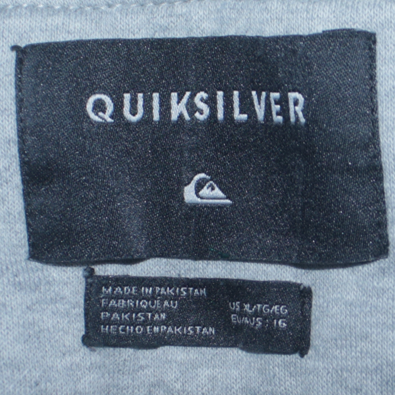 Boys UK Size 16 Years Quiksilver Blue Pullover Hoodie
