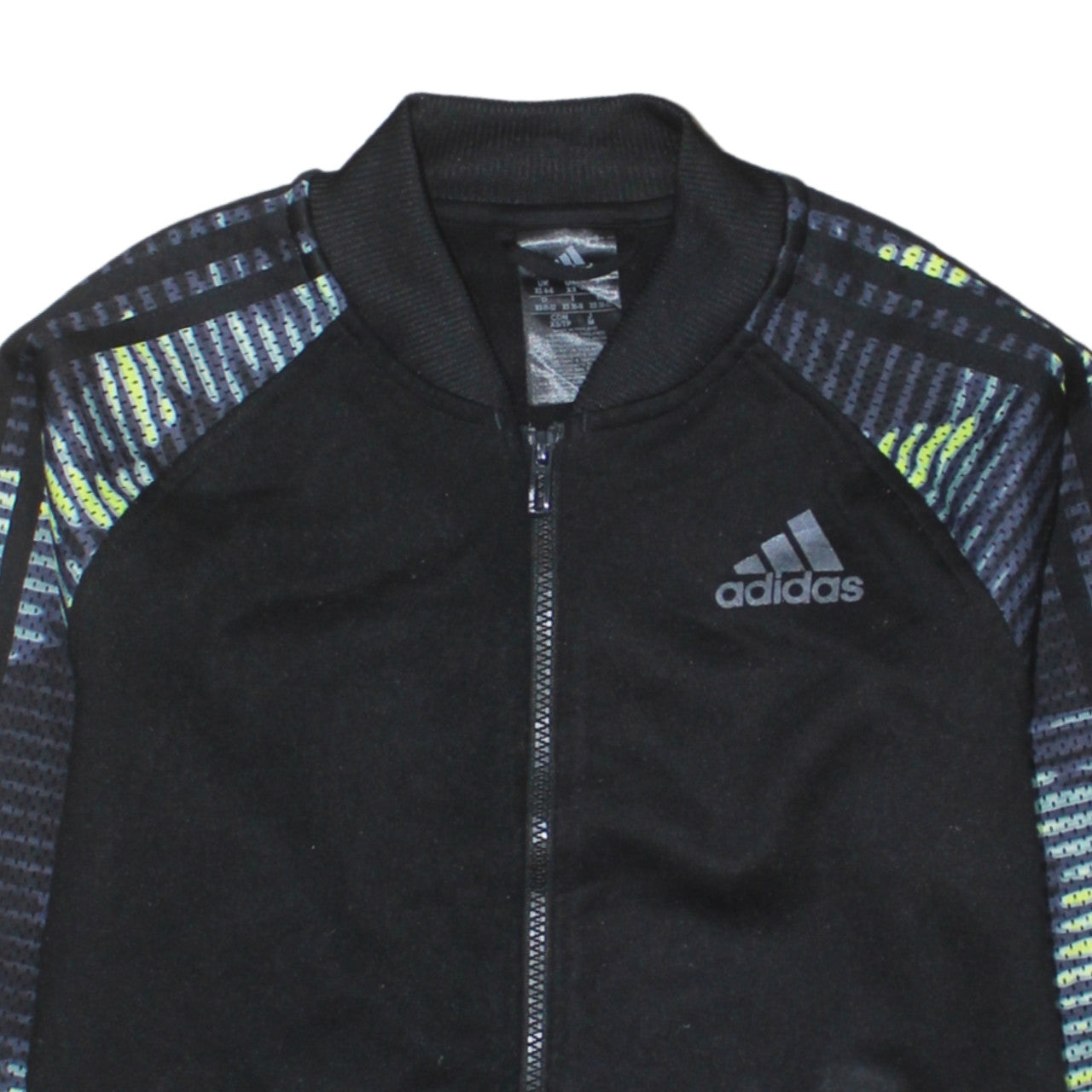 Womens UK Size XS adidas Black Full Zip Hoodie