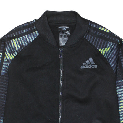 Womens UK Size XS adidas Black Full Zip Hoodie