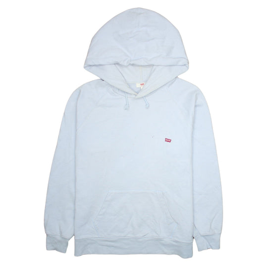 Mens UK Size L Levi's Blue Pullover Hoodie