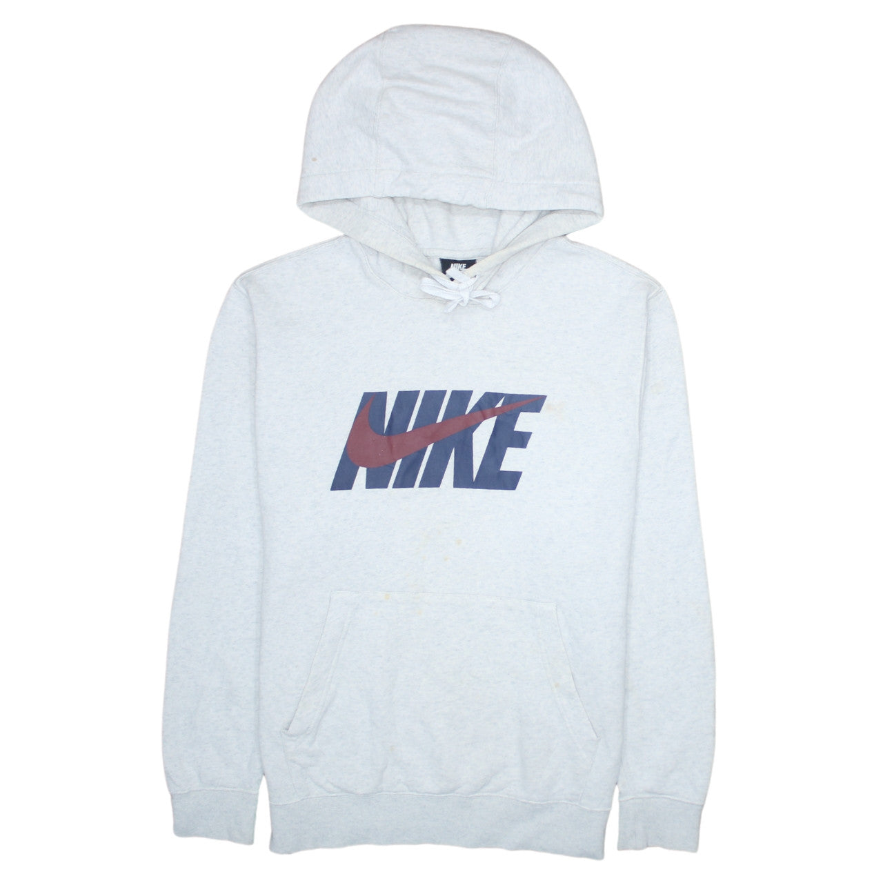 Mens UK Size M Nike Grey Pullover Hoodie