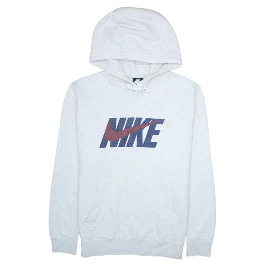 Mens UK Size M Nike Grey Pullover Hoodie