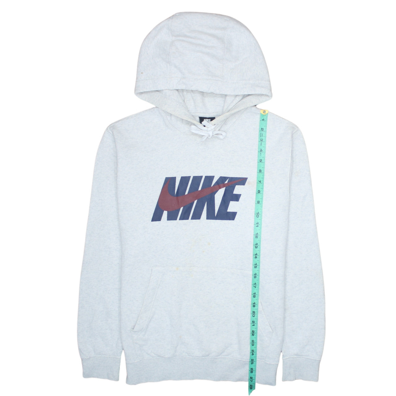 Mens UK Size M Nike Grey Pullover Hoodie