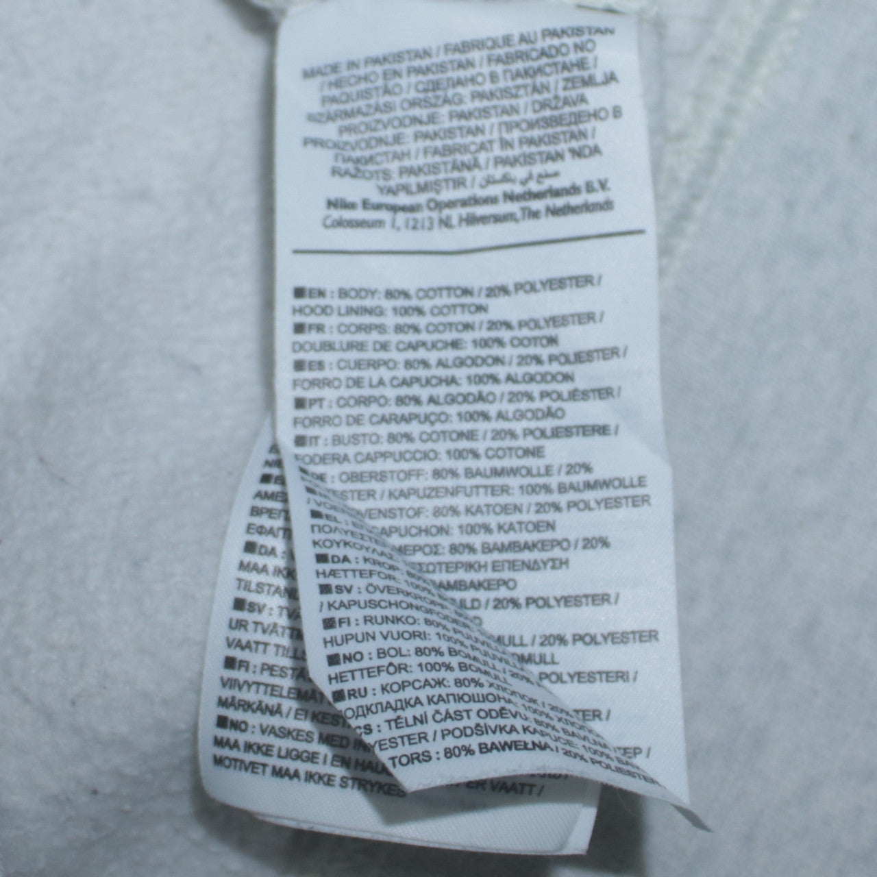 Mens UK Size M Nike Grey Pullover Hoodie