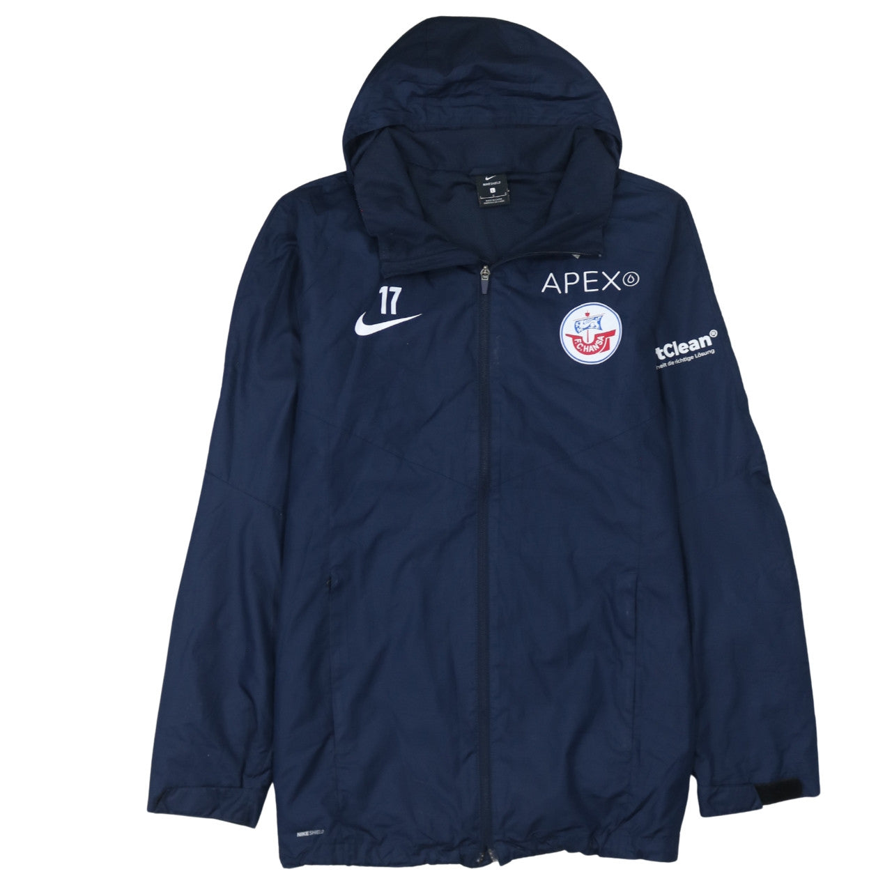 Mens UK Size L Nike Blue Windbreaker Coat