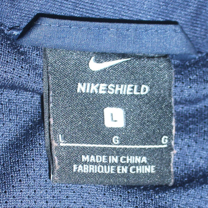 Mens UK Size L Nike Blue Windbreaker Coat