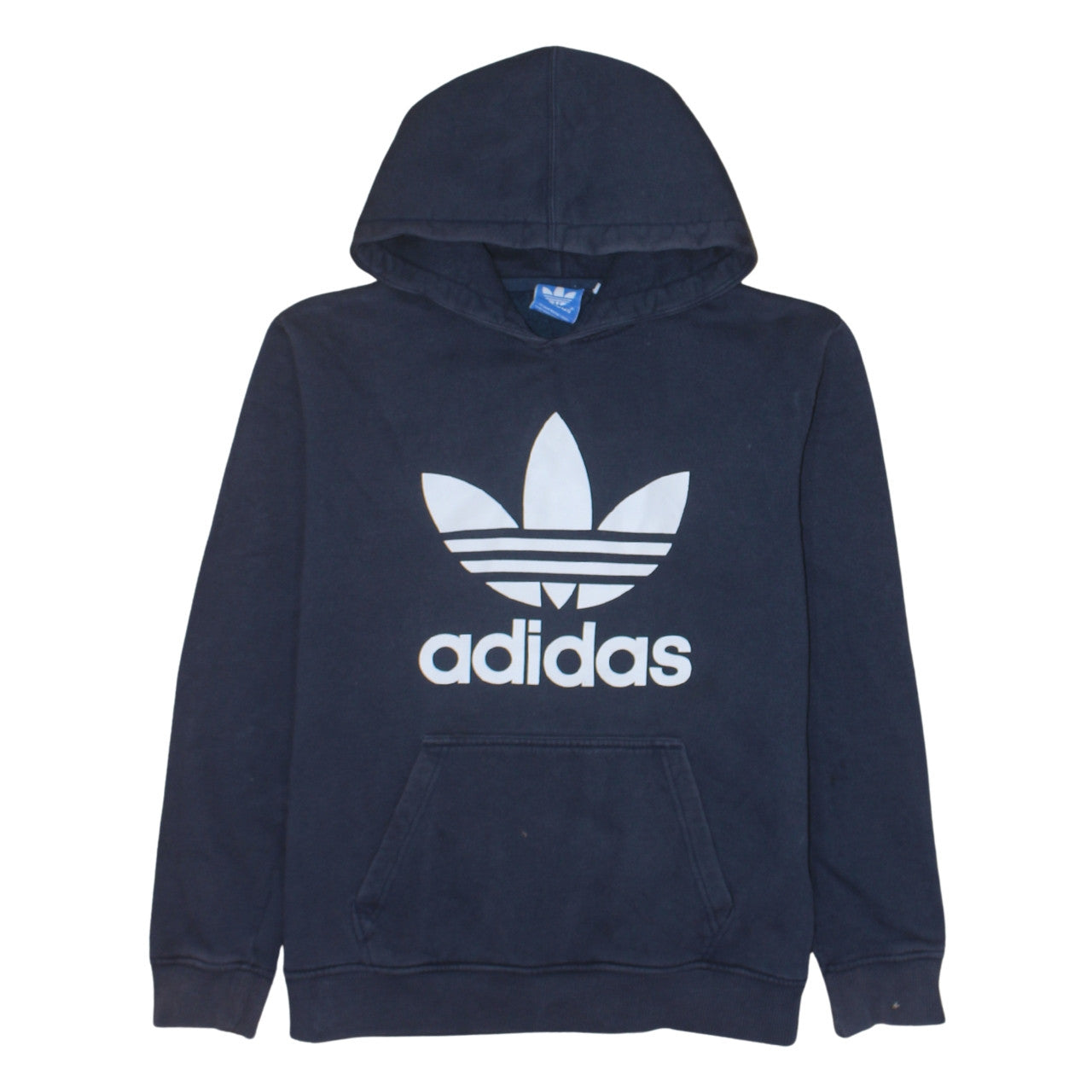 Mens UK Size S adidas Blue Pullover Hoodie