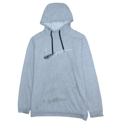 Mens UK Size L Nike Grey Pullover Hoodie