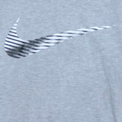 Mens UK Size L Nike Grey Pullover Hoodie