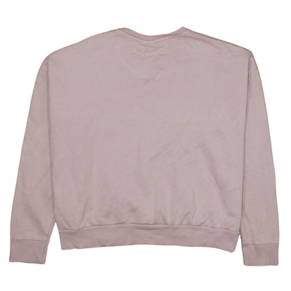 Womens UK Size L Disney Pink Pullover Sweatshirt