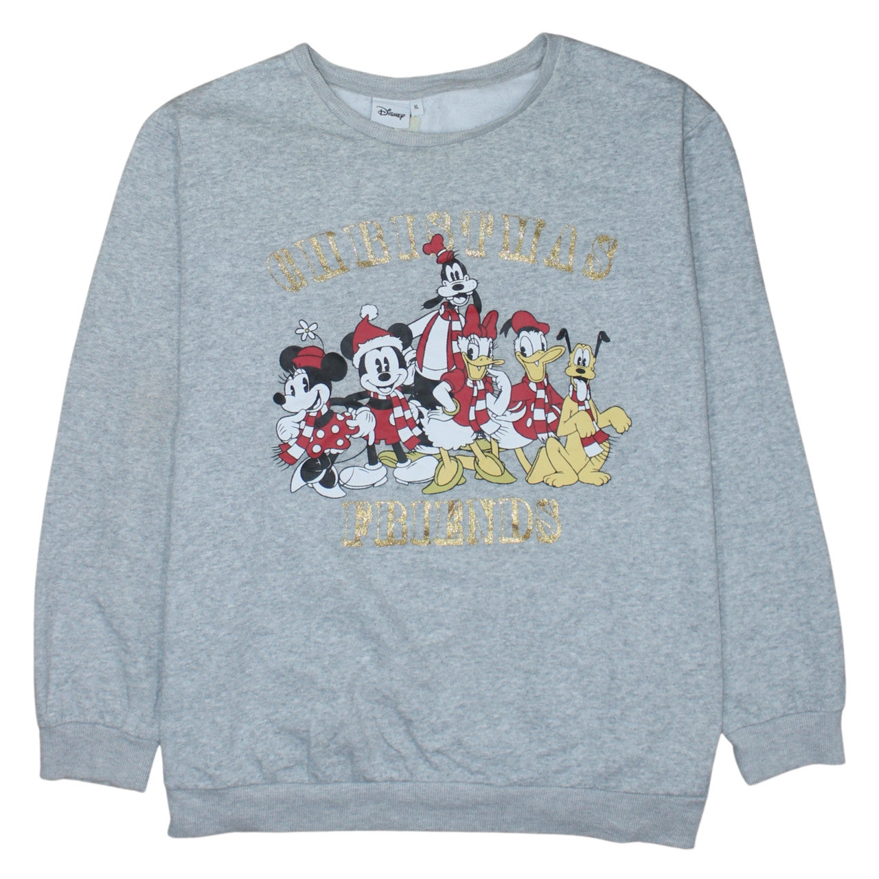 Womens UK Size XL Disney Grey Pullover Sweatshirt