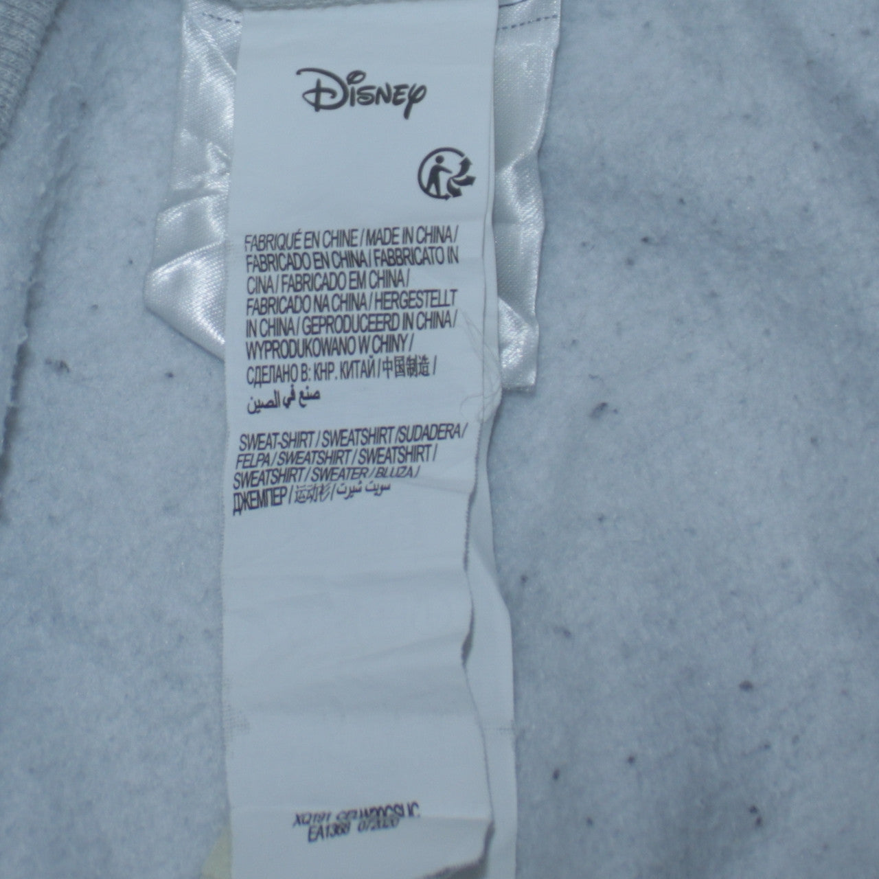 Womens UK Size XL Disney Grey Pullover Sweatshirt