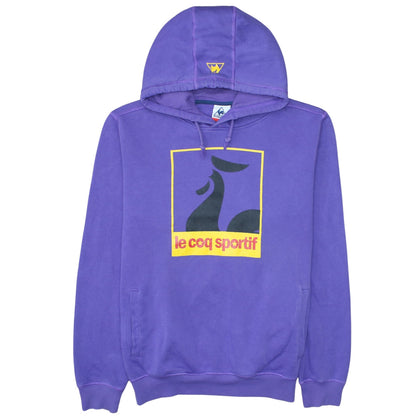 Mens UK Size L le coq sportif Purple Pullover Hoodie