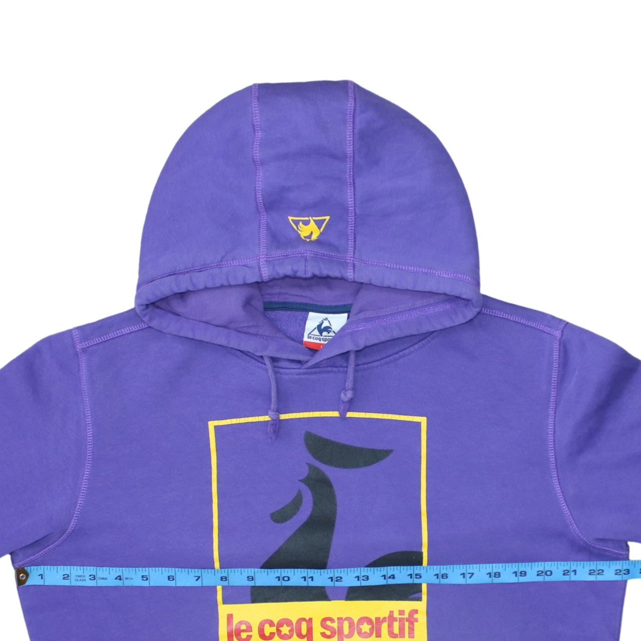 Mens UK Size L le coq sportif Purple Pullover Hoodie