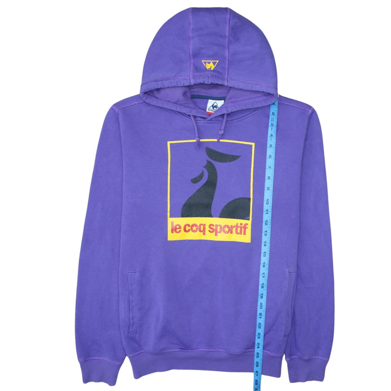 Mens UK Size L le coq sportif Purple Pullover Hoodie