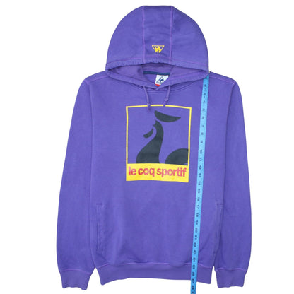 Mens UK Size L le coq sportif Purple Pullover Hoodie