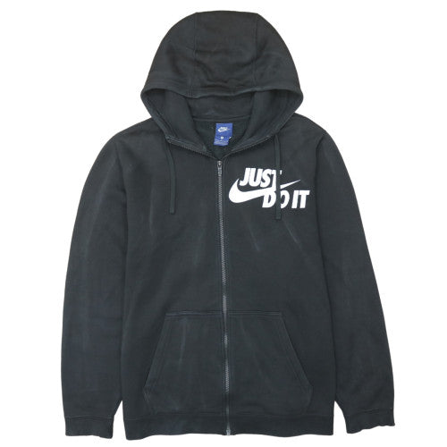 Mens UK Size L Nike Black Full Zip Hoodie