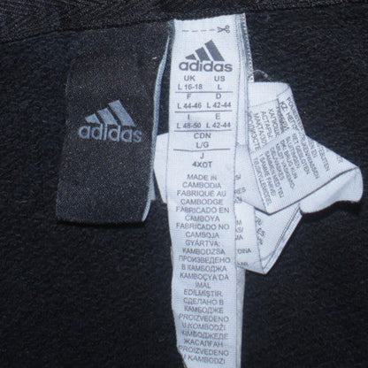 Womens UK Size L adidas Black Full Zip Hoodie