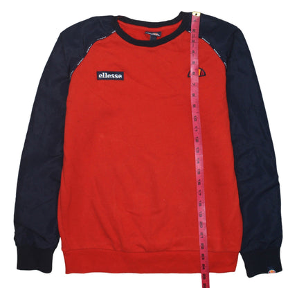 Ellesse Boys Red & Navy Crew Neck Pullover Sweatshirt 13-14 Years