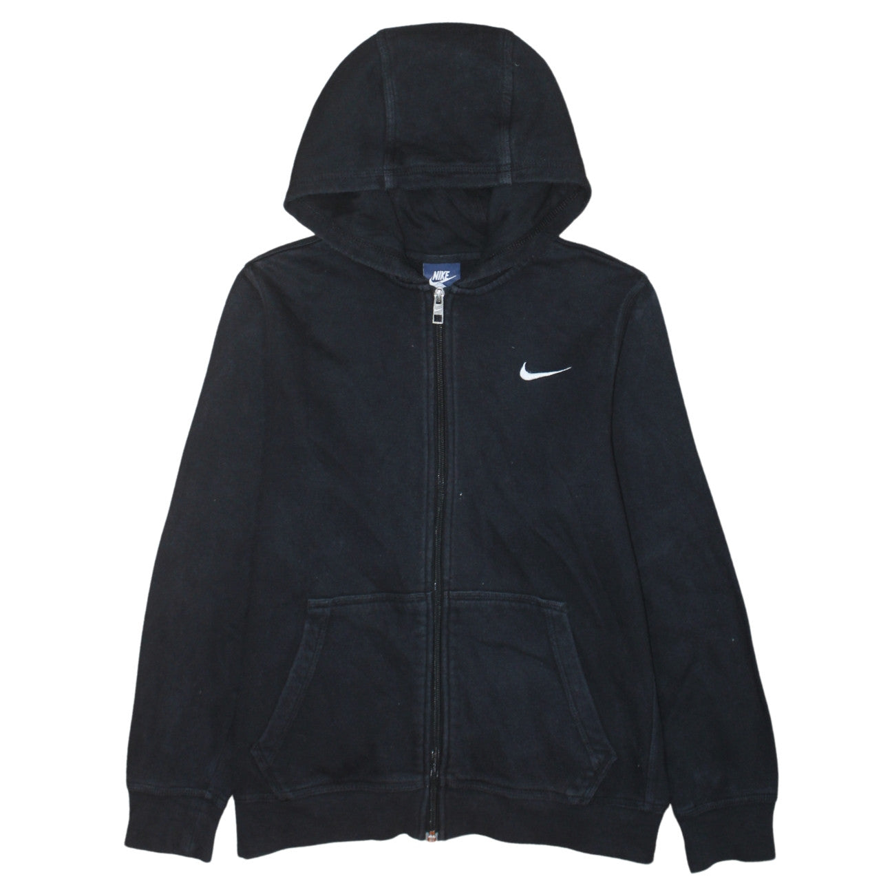 Boys UK Size 12-13 Years Nike Black Full Zip Hoodie