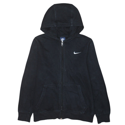 Boys UK Size 12-13 Years Nike Black Full Zip Hoodie
