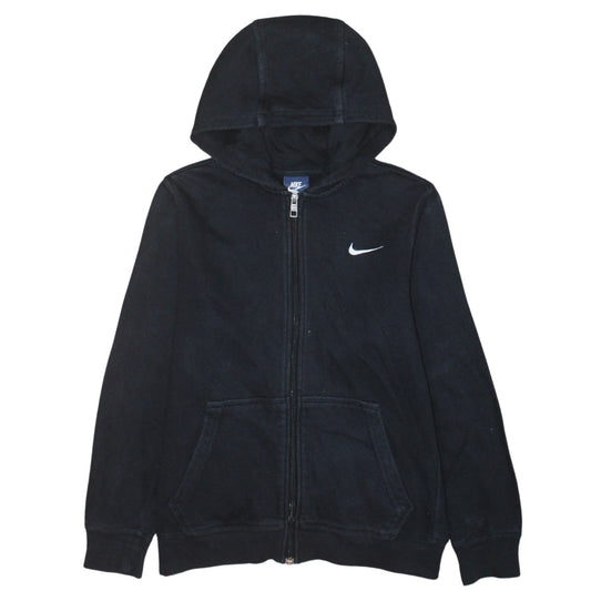 Boys UK Size 12-13 Years Nike Black Full Zip Hoodie