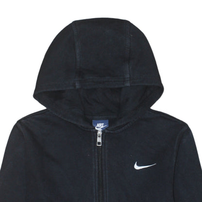 Boys UK Size 12-13 Years Nike Black Full Zip Hoodie