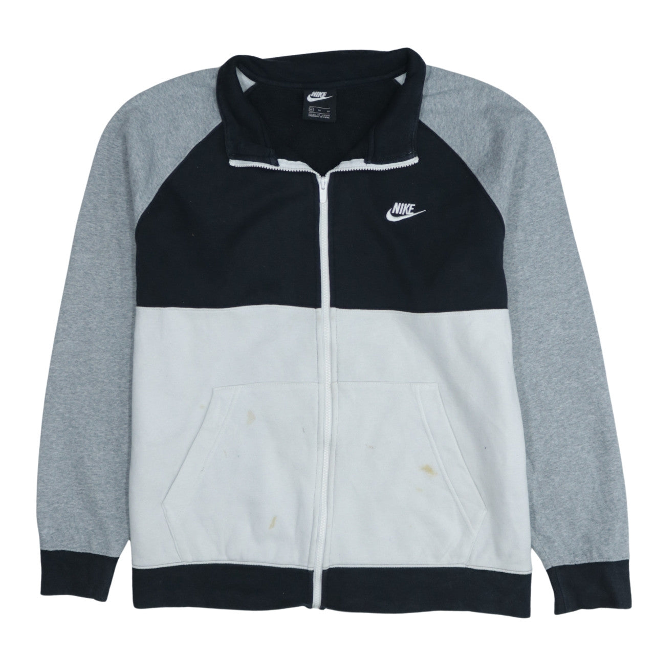 Mens UK Size XL Nike Grey Full Zip Sweatshirt