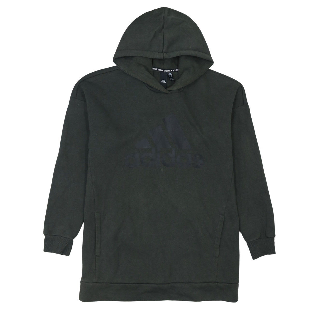 Womens UK Size M adidas Black Pullover Hoodie