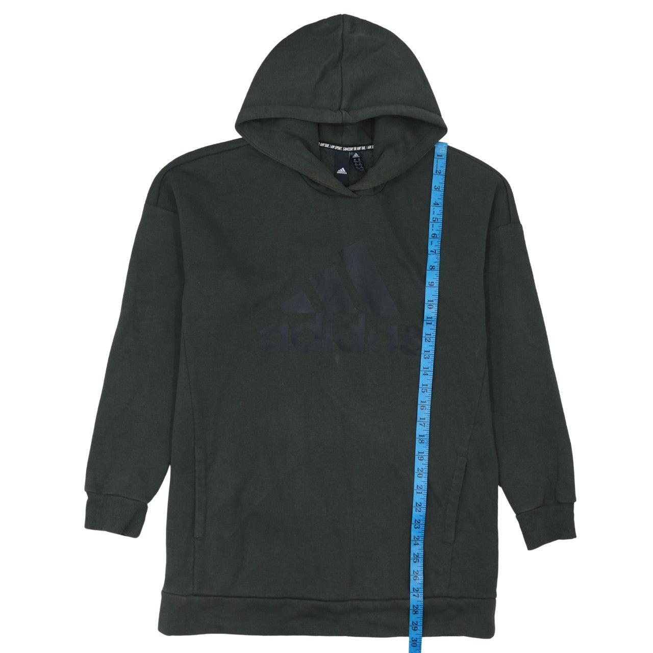 Womens UK Size M adidas Black Pullover Hoodie
