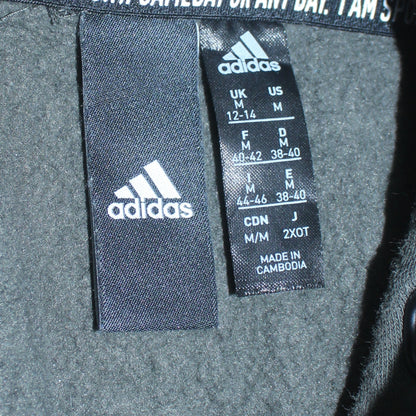 Womens UK Size M adidas Black Pullover Hoodie