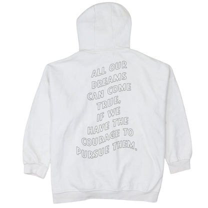 Womens UK Size XL Disney White Pullover Hoodie