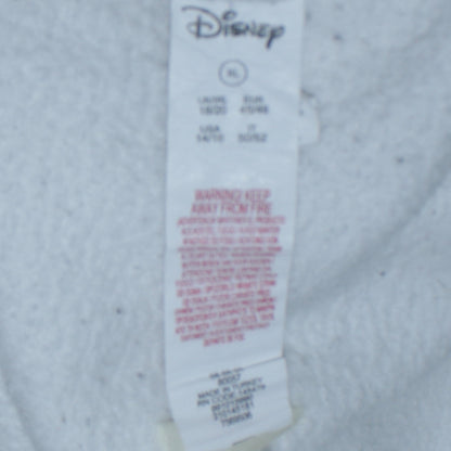 Womens UK Size XL Disney White Pullover Hoodie