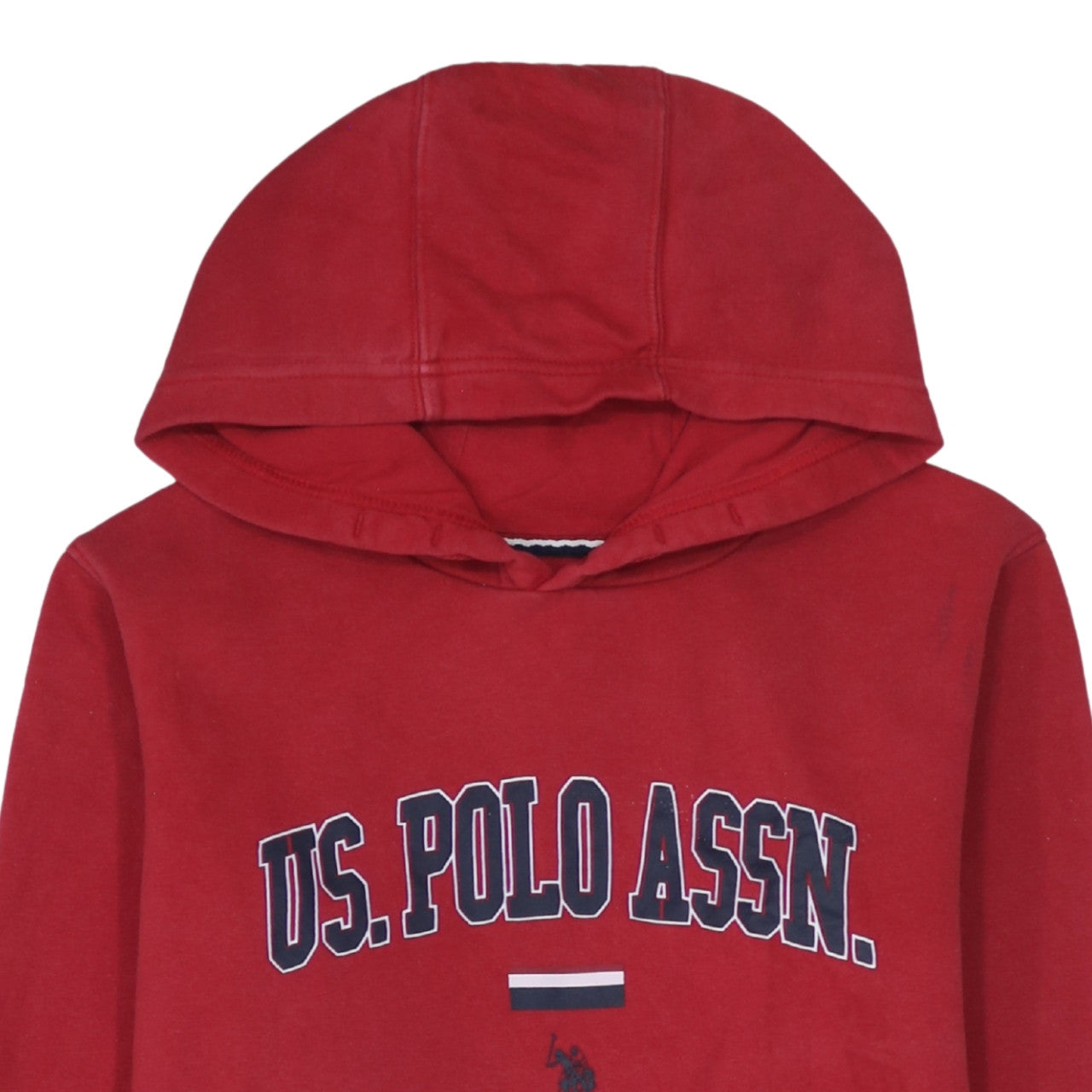 Boys UK Size 14-15 Years U.S. Polo Assn. Red Pullover Hoodie