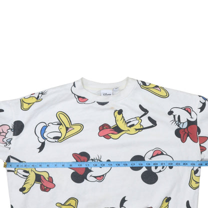 Womens UK Size L Disney White Pullover Sweatshirt