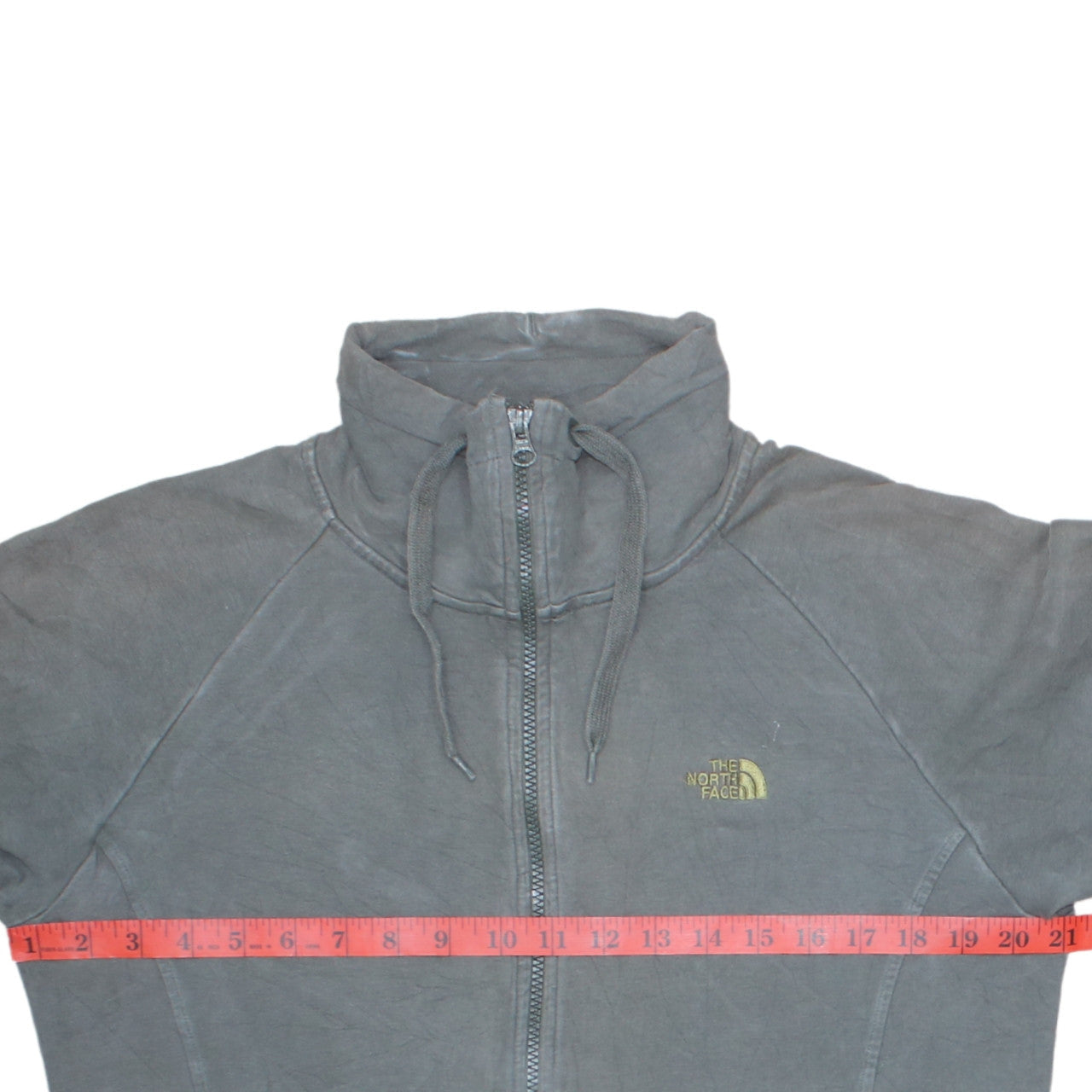 Womens UK Size M The North Face Grey Full Zip Hoodie