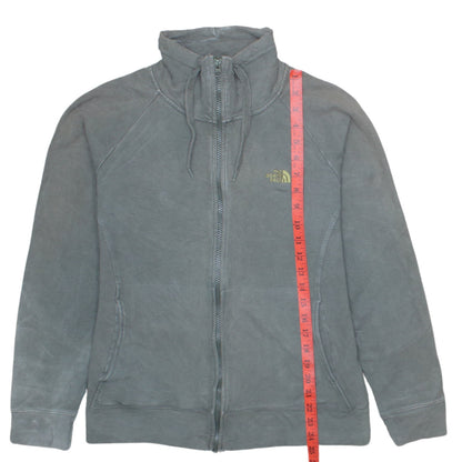 Womens UK Size M The North Face Grey Full Zip Hoodie